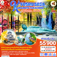 KYUSHU SAGA KUMAMOTO TAKACHIHO AUTUMN 6D 4N โดยสายการบินไทย [TG]
