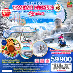 HOKKAIDO TOMAMU FURANO POWDER SNOW Christmas 6D 4N โดยสายการบินไทย [TG]