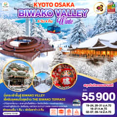 KYOTO BIWAKO VALLEY OSAKA WINTER 6D 4N โดยสายการบินไทย [TG]