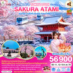 WINTER TOKYO FUJI SAKURA ATAMI 7D 4N โดยสายการบินบินไทย [TG]