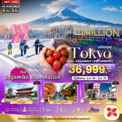 มหัศจรรย์…TOKYO FUJI SAGAMIKO ILLUMINATION WINTER 5D3N