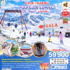 TOKYO โตเกียว ฟูจิ คาวาโกเอะ ฮาคุบะ ลานสกี กาล่ายูซาว่า 6D 4N โดยสายการบินไทย [TG]